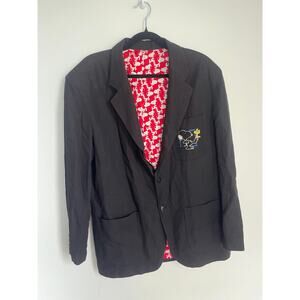 Iceberg Snoopy‎ Blazer Jacket Men 50 L Novelty Print Made in Italy
